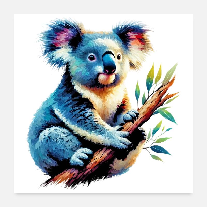 Koala Poster 60x60 cm