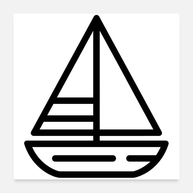 sailing ship Poster 24" x 24" (60x60 cm)