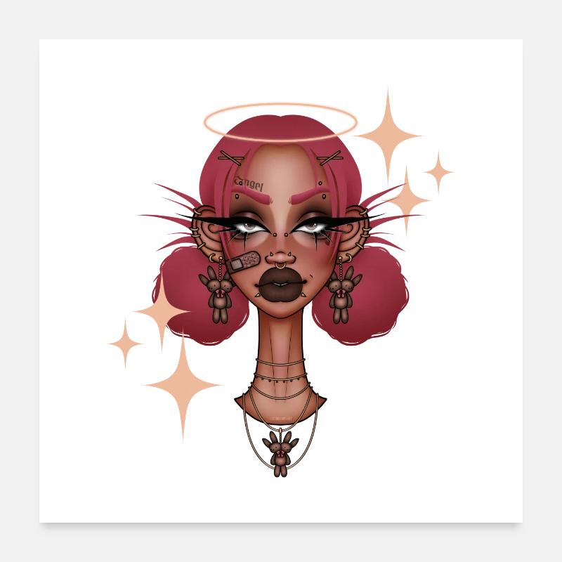 Angel Poster 24" x 24" (60x60 cm)