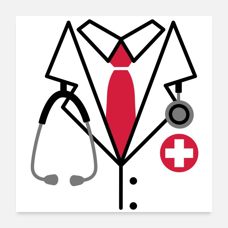 Artz - Poster 60x60 cm - Weiß