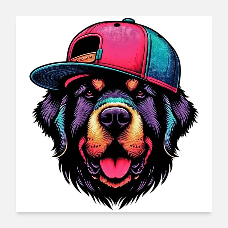 Dog Poster 24" x 24" (60x60 cm)