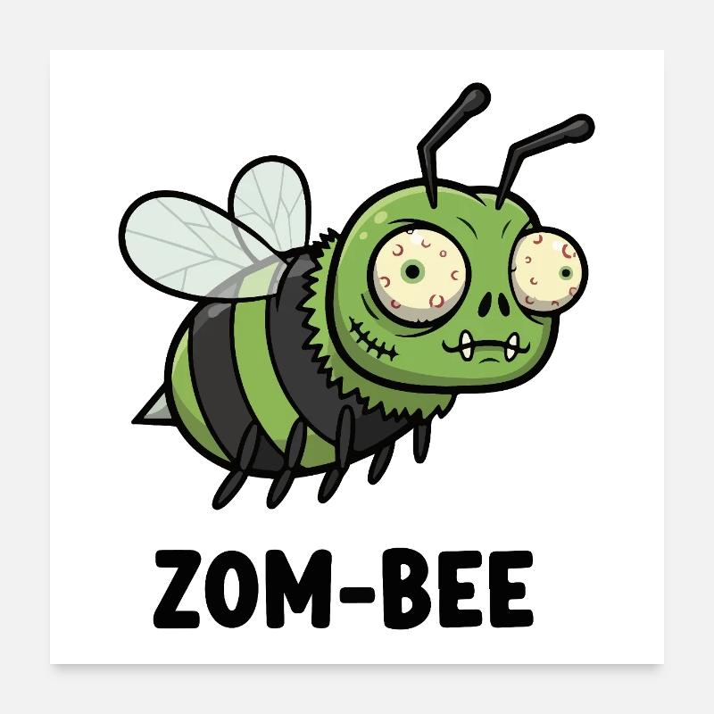 Buzzing Dead Poster 24" x 24" (60x60 cm)