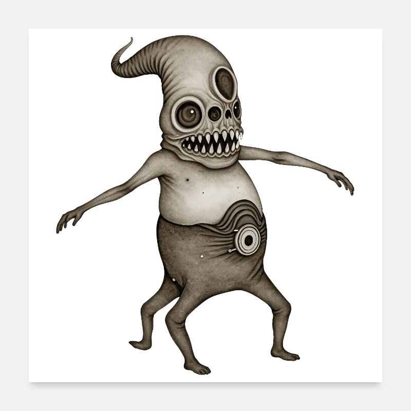 BUG #13 - dark hell Poster 60 x 60 cm