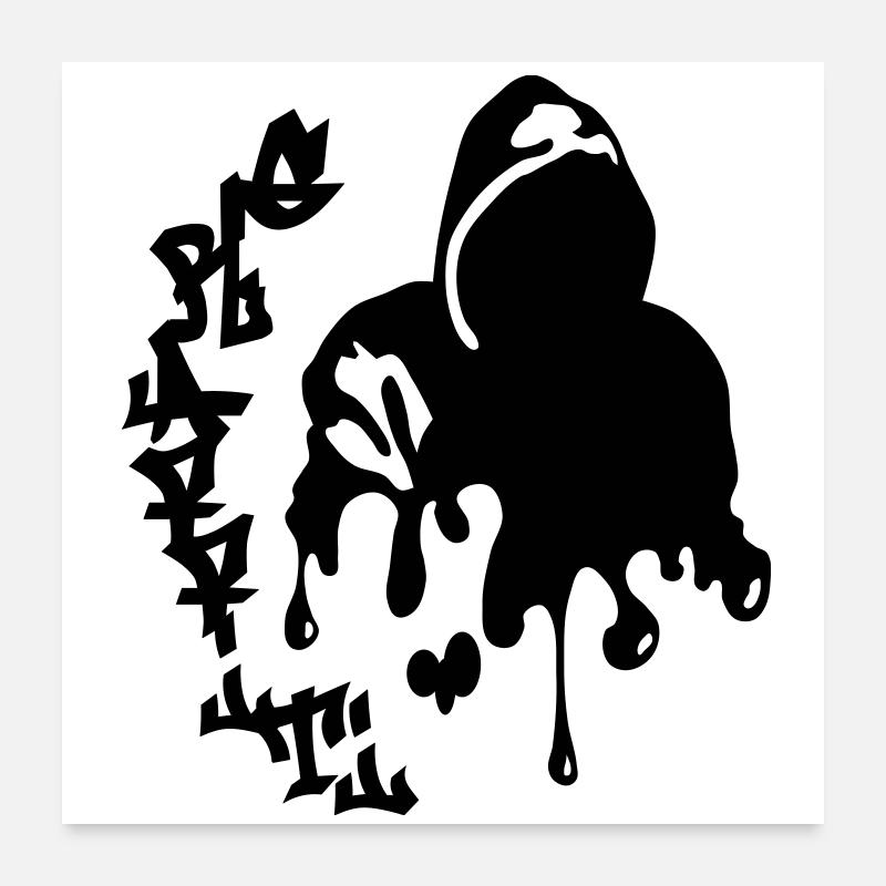 Graffiti Poster 60x60 cm