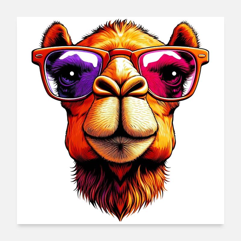 Camel Poster 24" x 24" (60x60 cm)