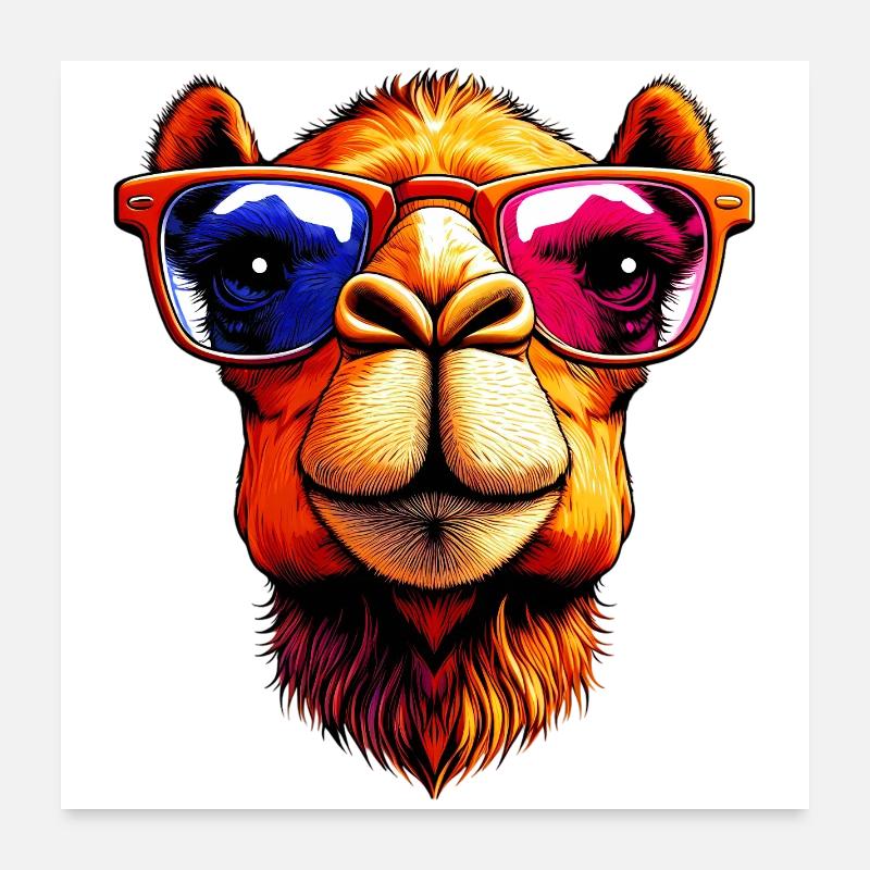 Camel Poster 24" x 24" (60x60 cm)