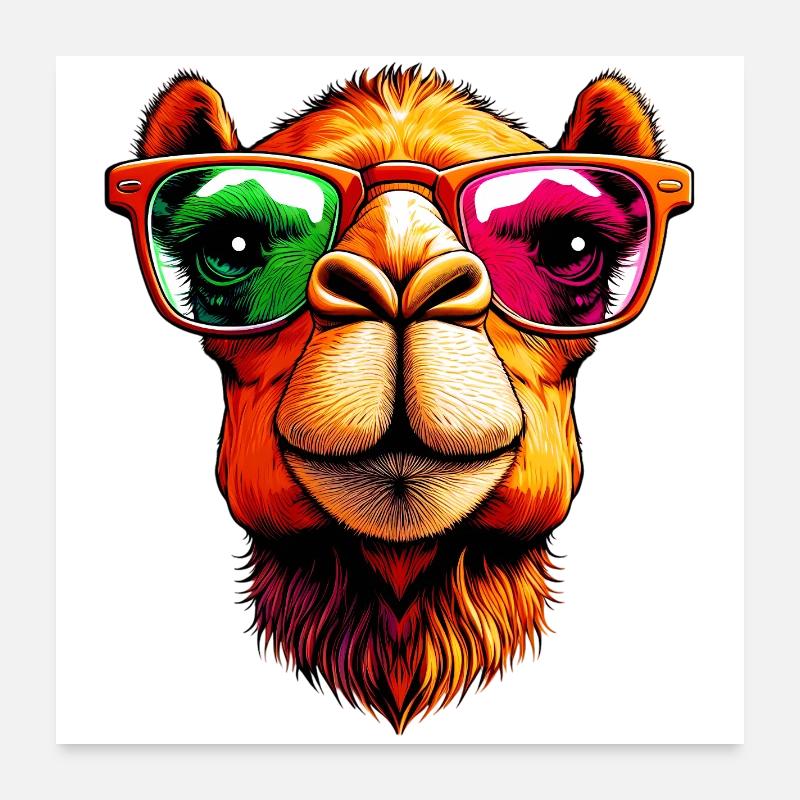 Camel Poster 24" x 24" (60x60 cm)