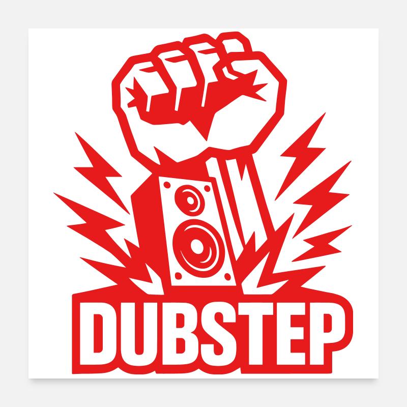 Dubstep Power Poster 60x60 cm