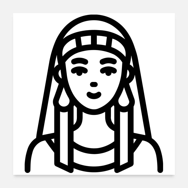 Pharao Poster 60x60 cm