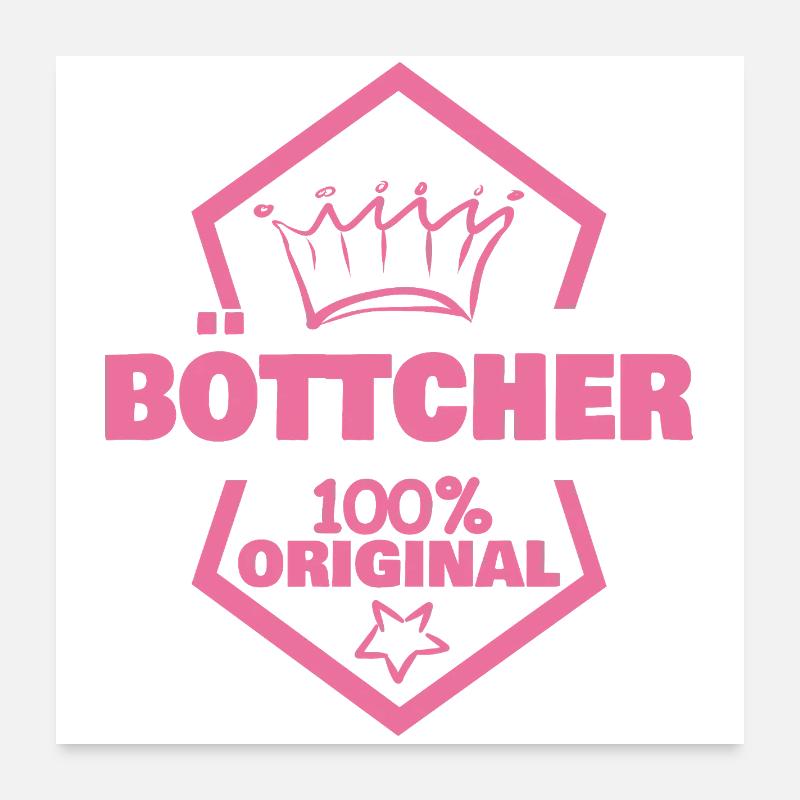 Arbeit Boettcher Poster 60x60 cm