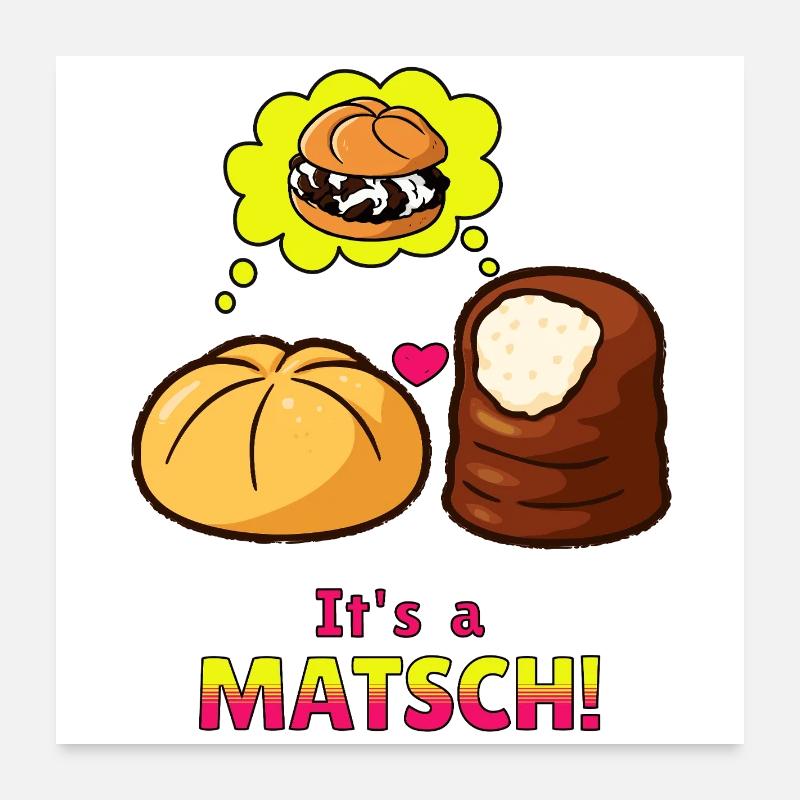 Mud rolls in love - it's a mud. Poster 24" x 24" (60x60 cm)