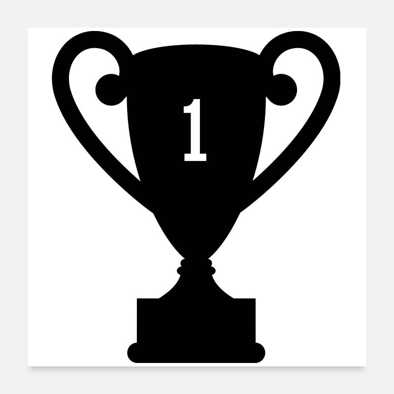 trophy award Poster 24" x 24" (60x60 cm)