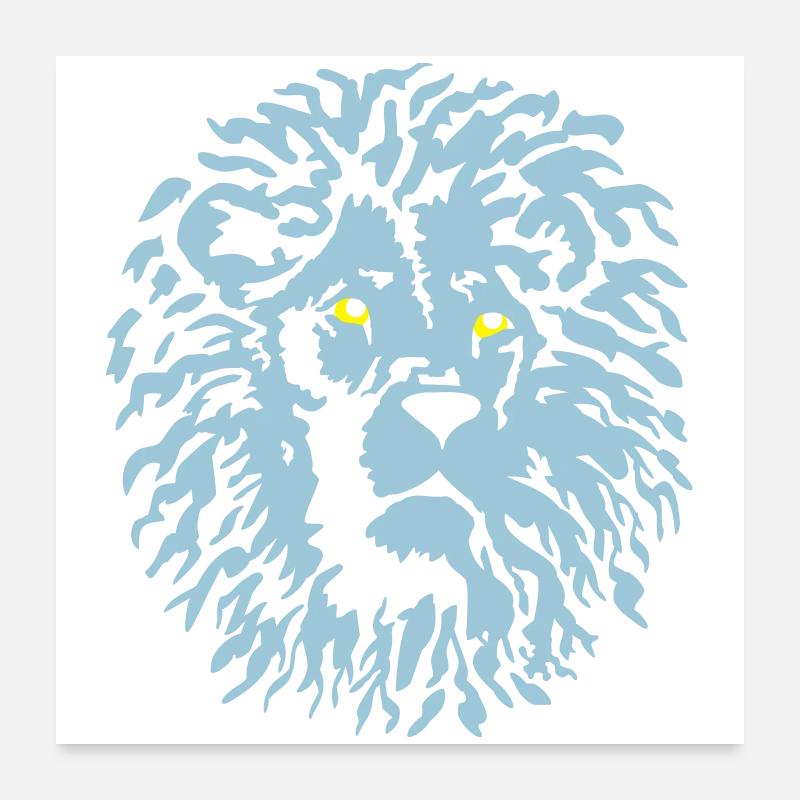 loewe raubtier Poster 60x60 cm