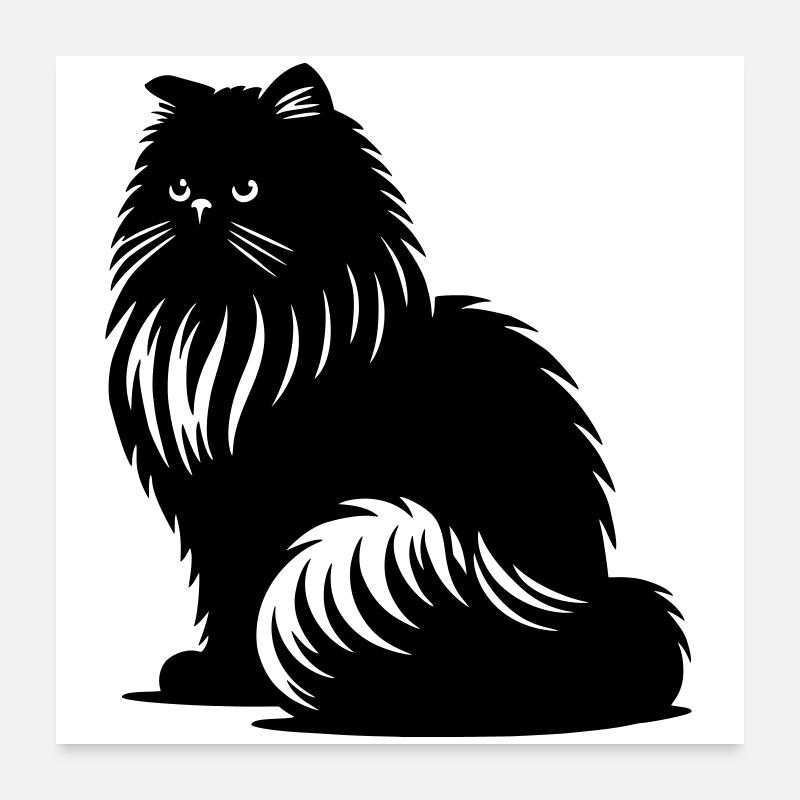 Persian Cat - Persian Poster 24" x 24" (60x60 cm)