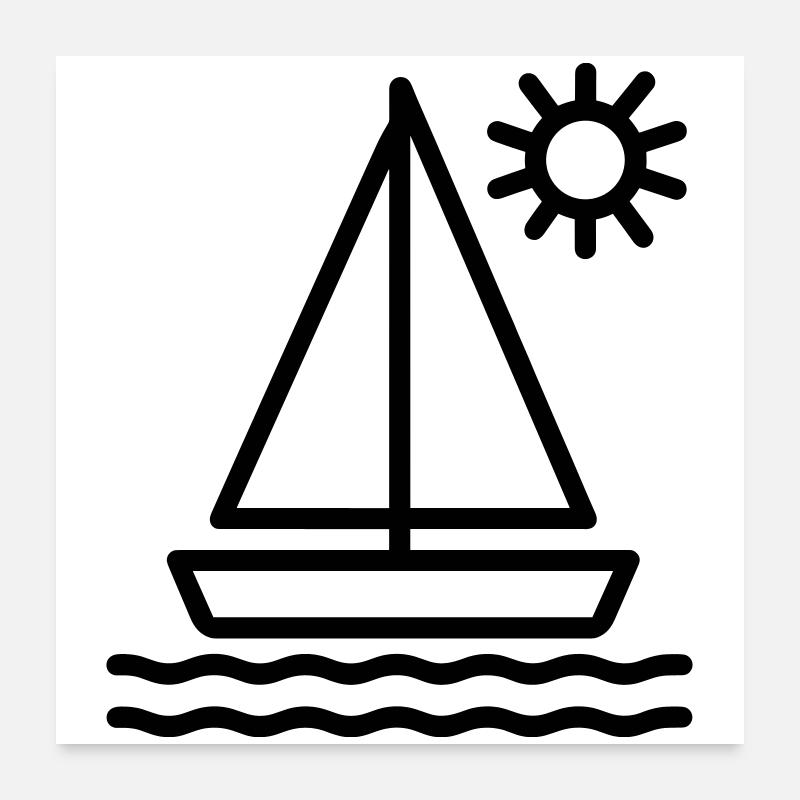 sailing ship Poster 24" x 24" (60x60 cm)