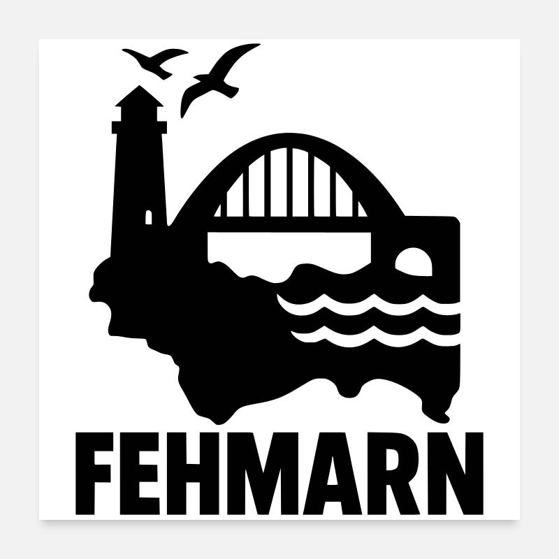 fehmarn schleswig holstein Poster 60x60 cm