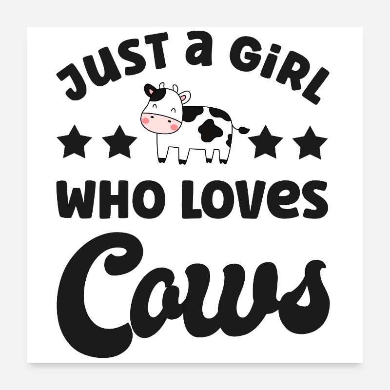 Cow cows Poster 24" x 24" (60x60 cm)