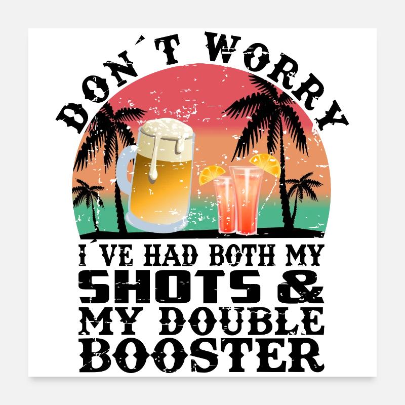 Booster d’alcool Poster 60 x 60 cm