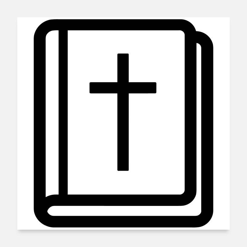 Bibel Poster 60x60 cm