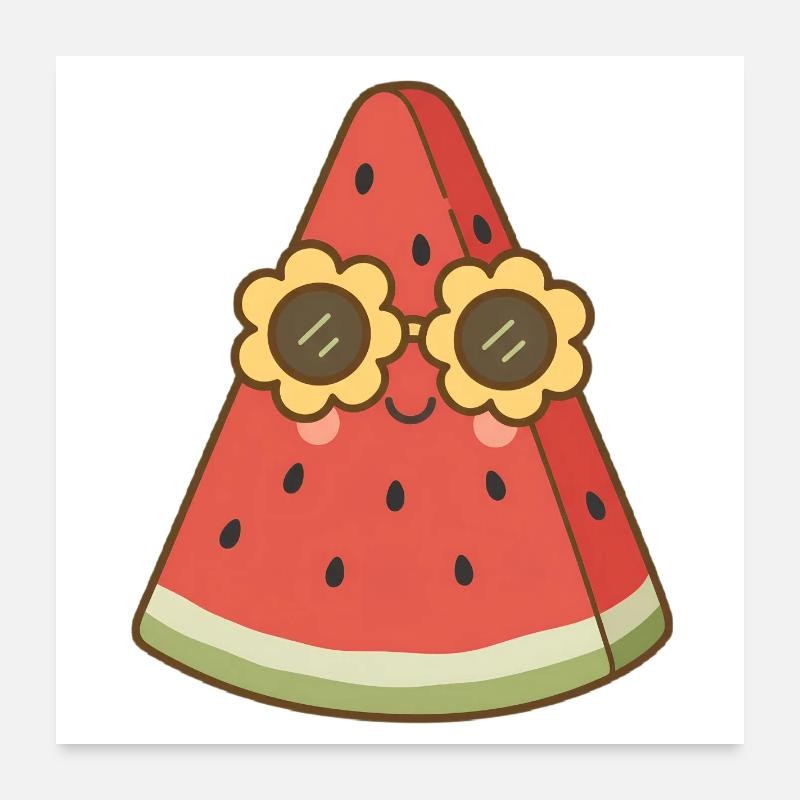 Pastèque Poster 60 x 60 cm