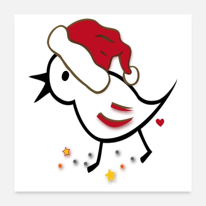 Christmas - Poster 24" x 24" (60x60 cm) - white