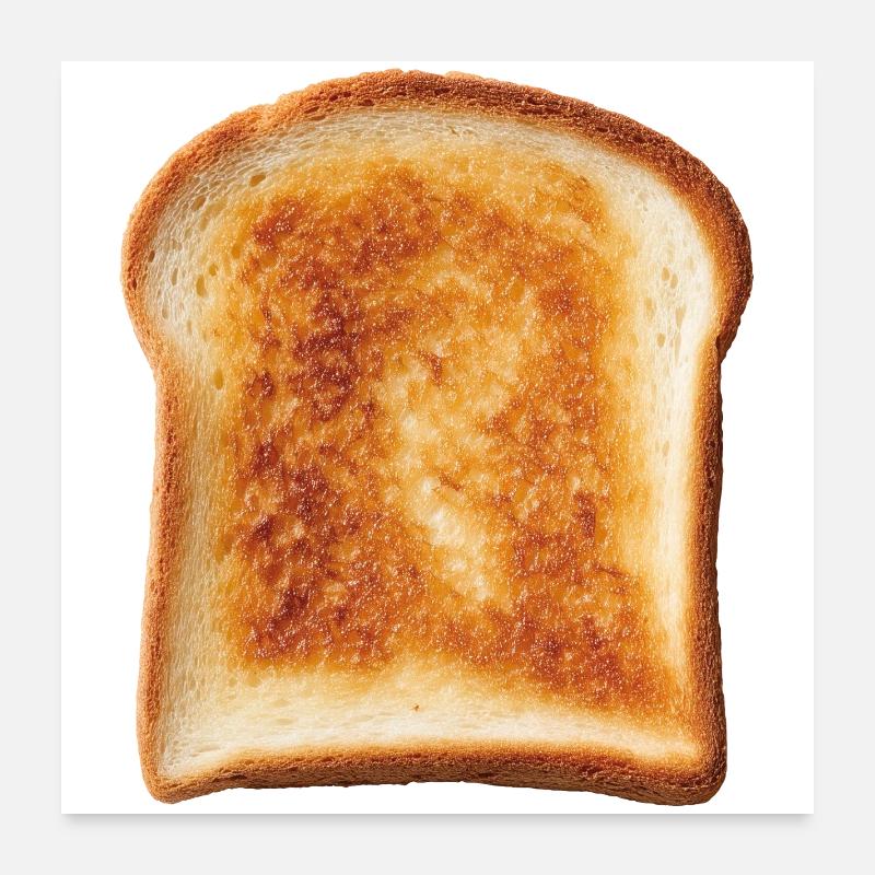 Toast bread Poster 24" x 24" (60x60 cm)