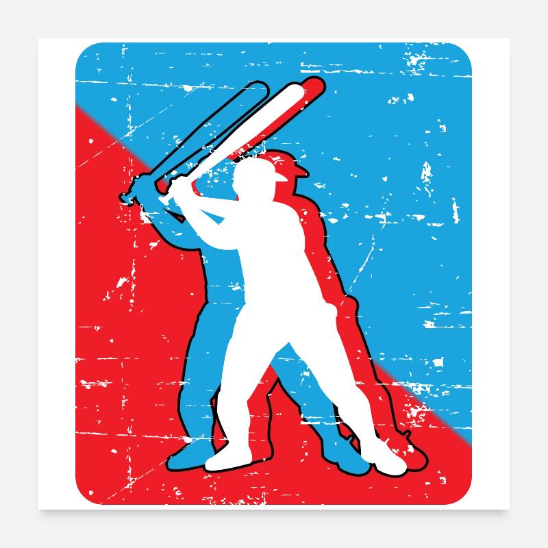 Base-ball Poster 60 x 60 cm