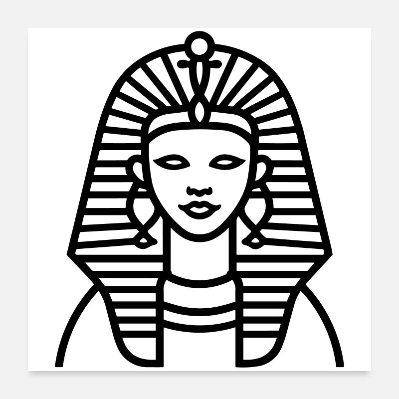Pharao Poster 60x60 cm