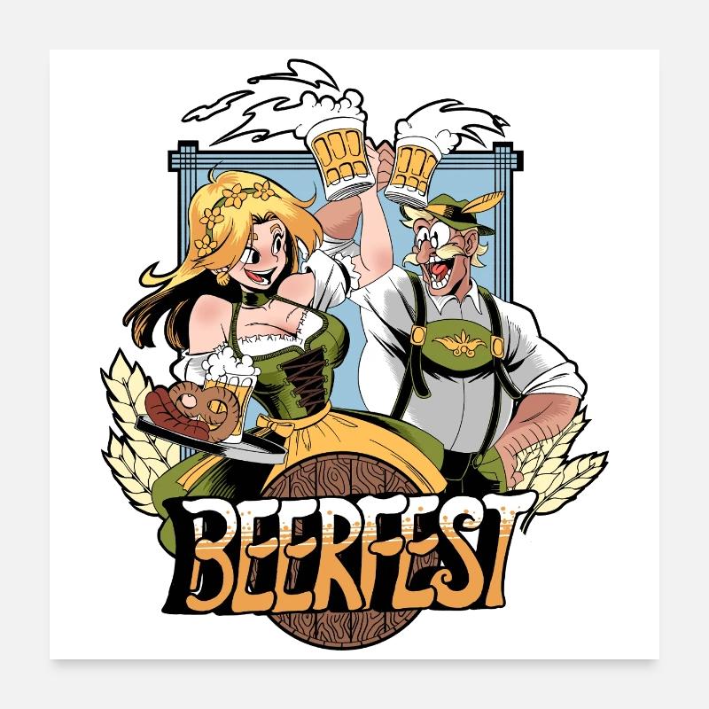 Bierfest Poster 60x60 cm