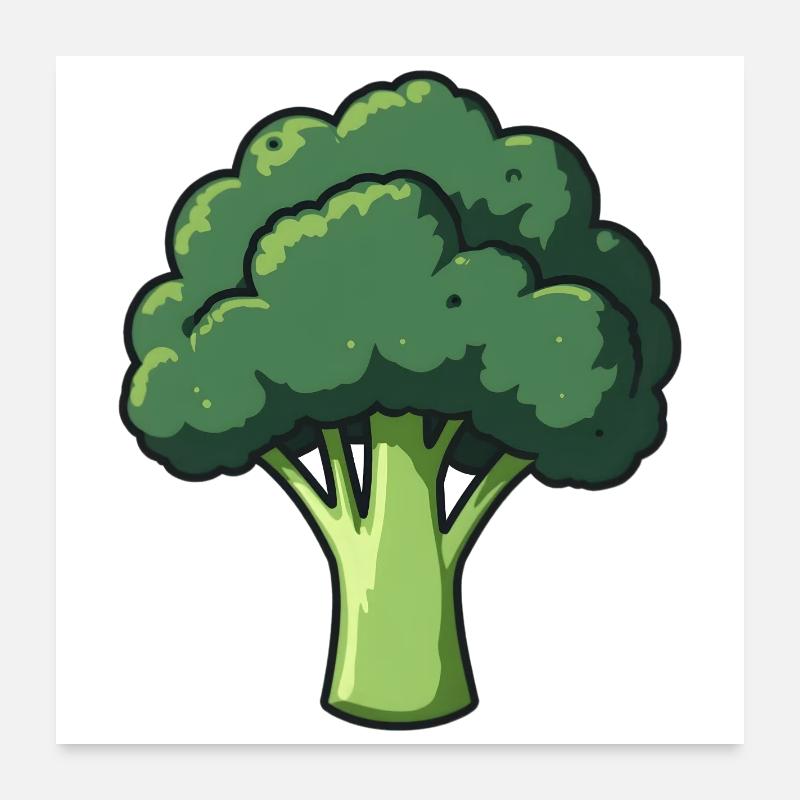 Brocoli Poster 60 x 60 cm