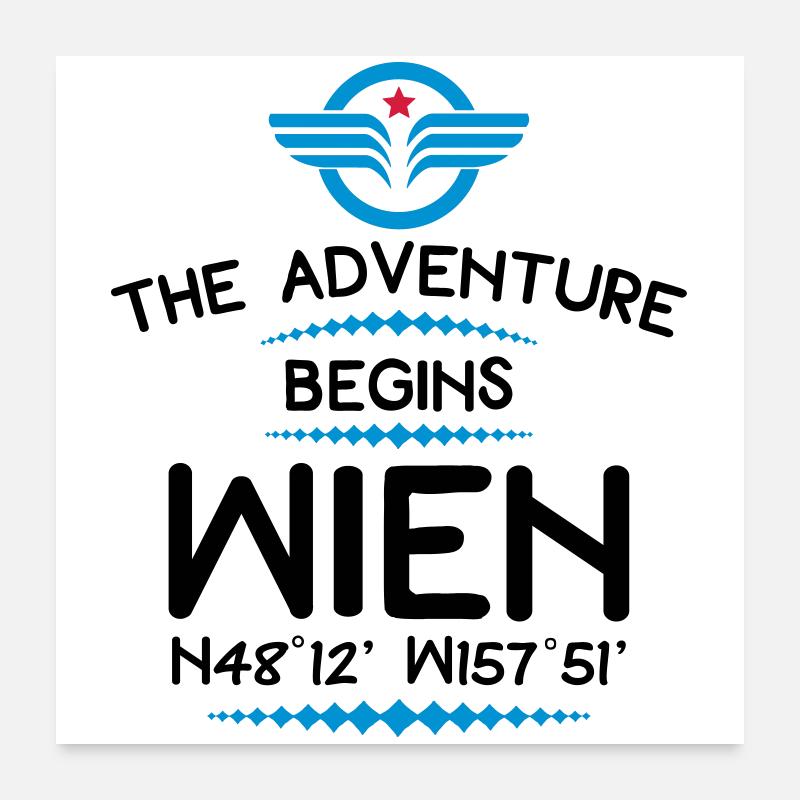 Vienne Poster 60 x 60 cm