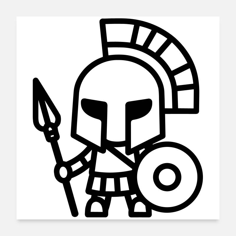 spartan Poster 60 x 60 cm