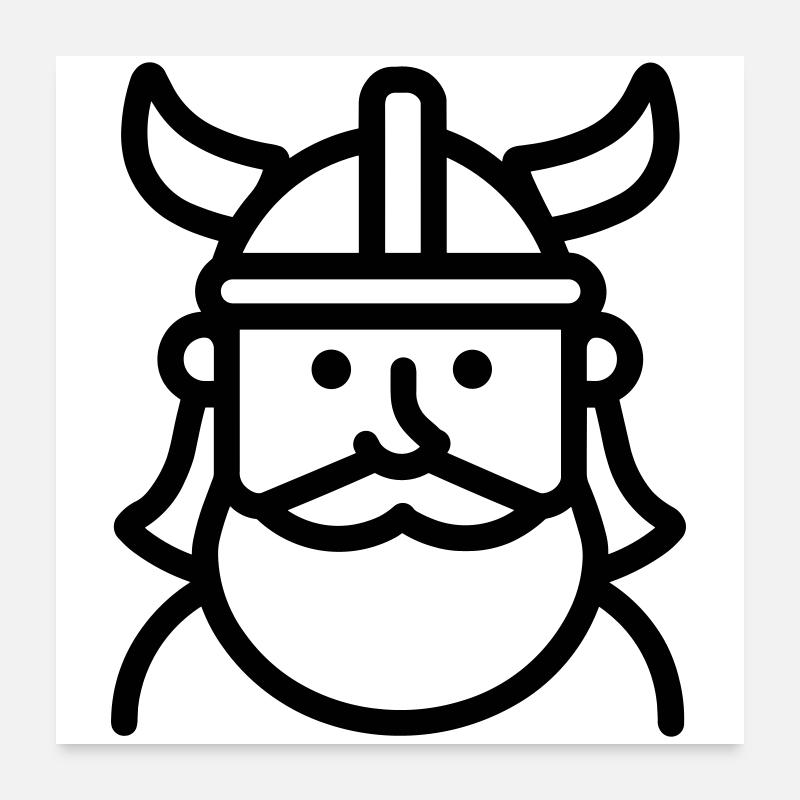 viking Poster 60 x 60 cm