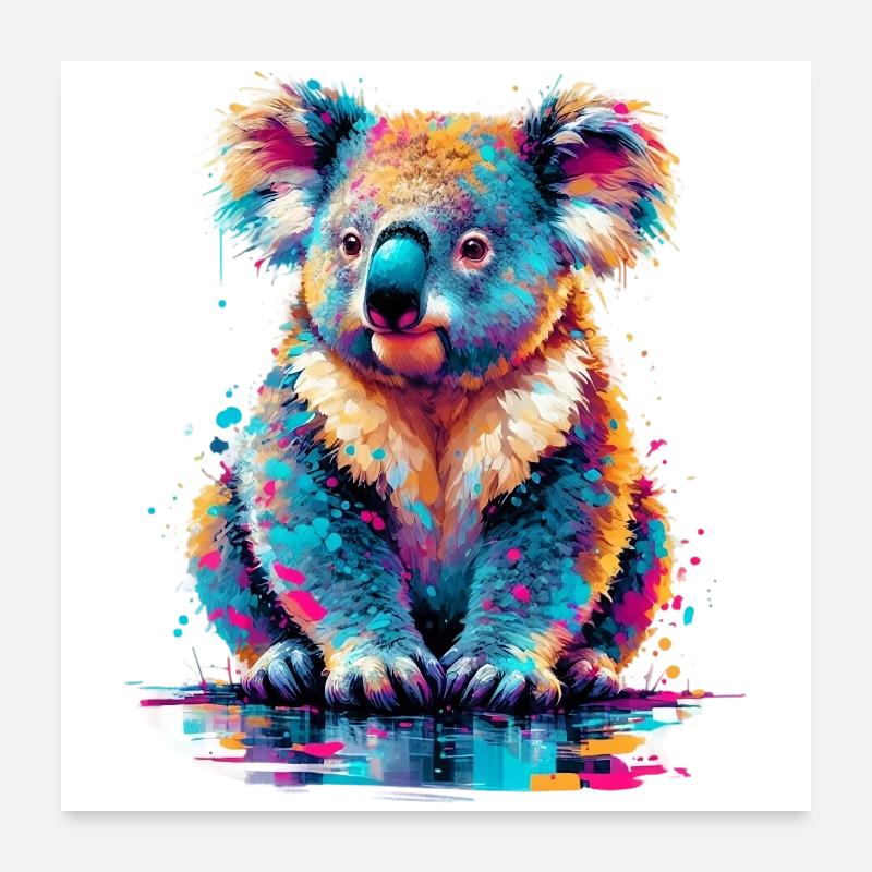 Koala Poster 60x60 cm