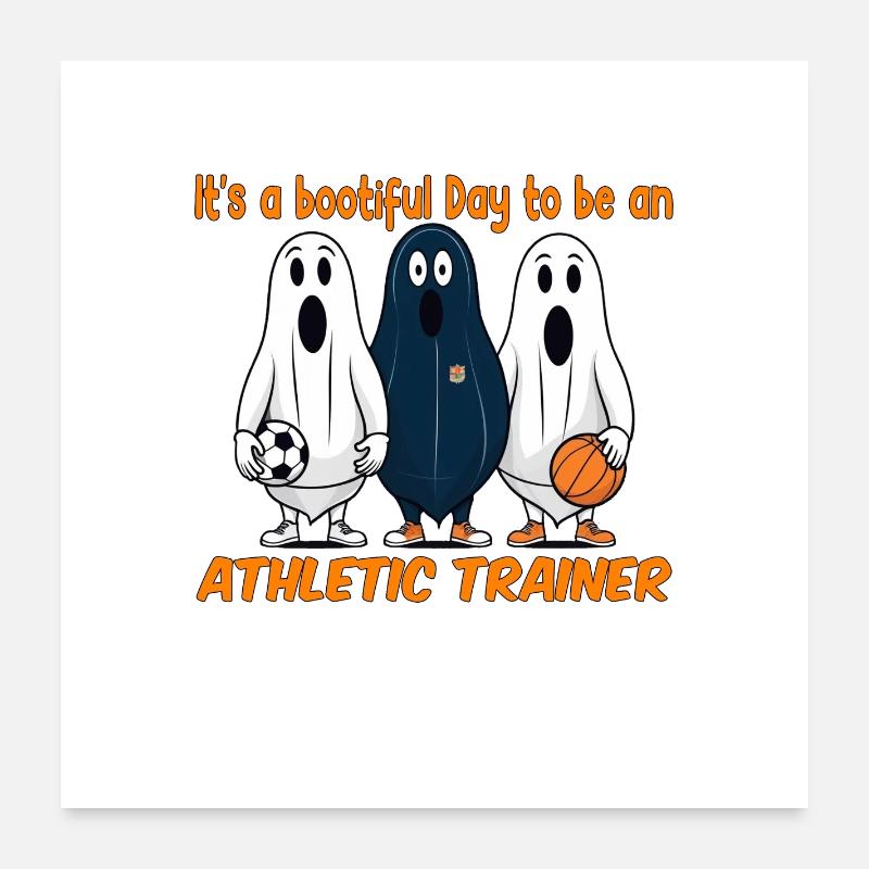 Bootiful Day Athletiktrainer Poster 60x60 cm