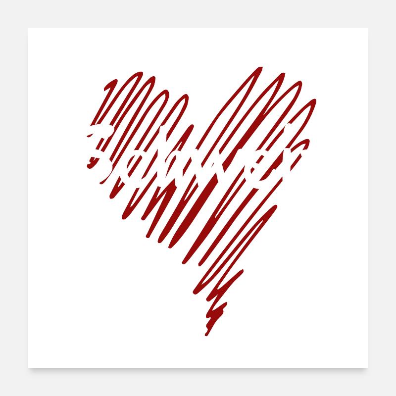 Ich liebe die Schweiz, stolze Schweizerin Poster 60x60 cm