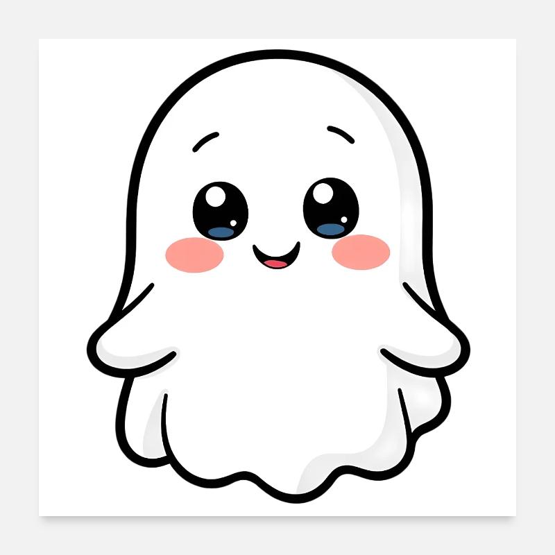 Gespenst Geist Poster 60x60 cm