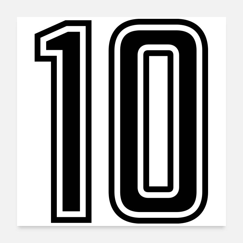 10 Poster 60 x 60 cm