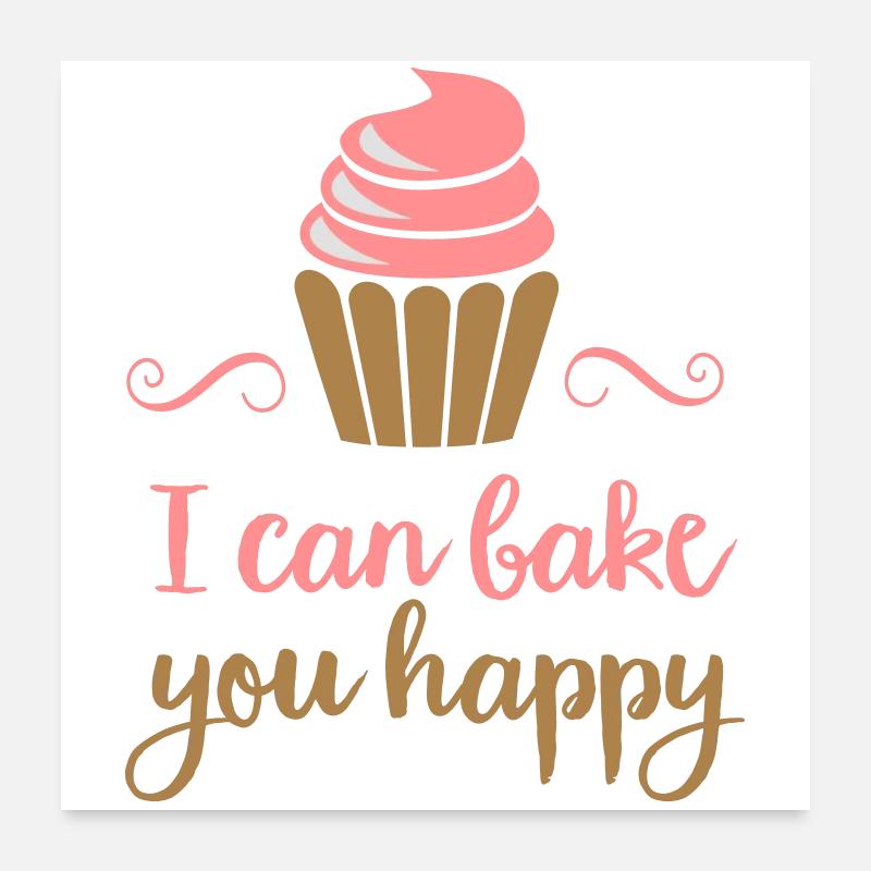 bake Poster 24" x 24" (60x60 cm)