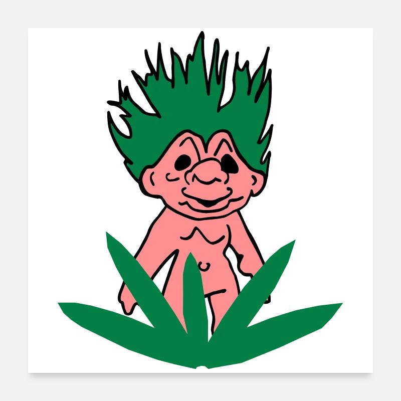 Troll yourself out! Poster 24" x 24" (60x60 cm)