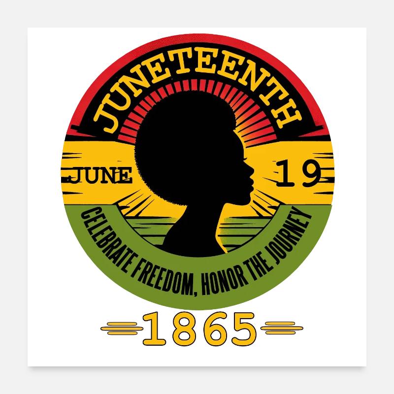 Celebrating Juneteenth: Freedom, Heritage, Unity Poster 24" x 24" (60x60 cm)