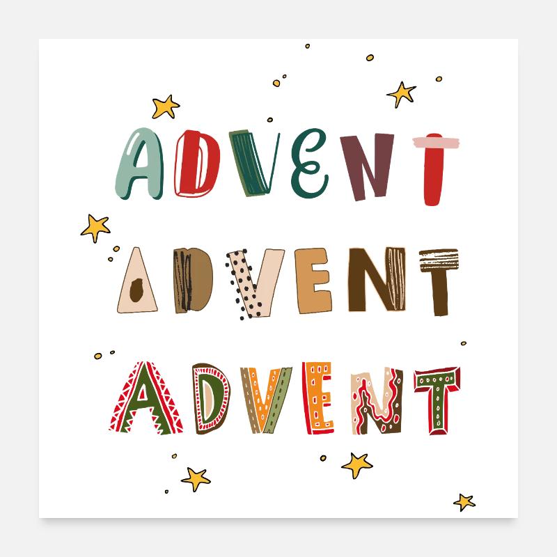 Avent Avent Poster 60 x 60 cm