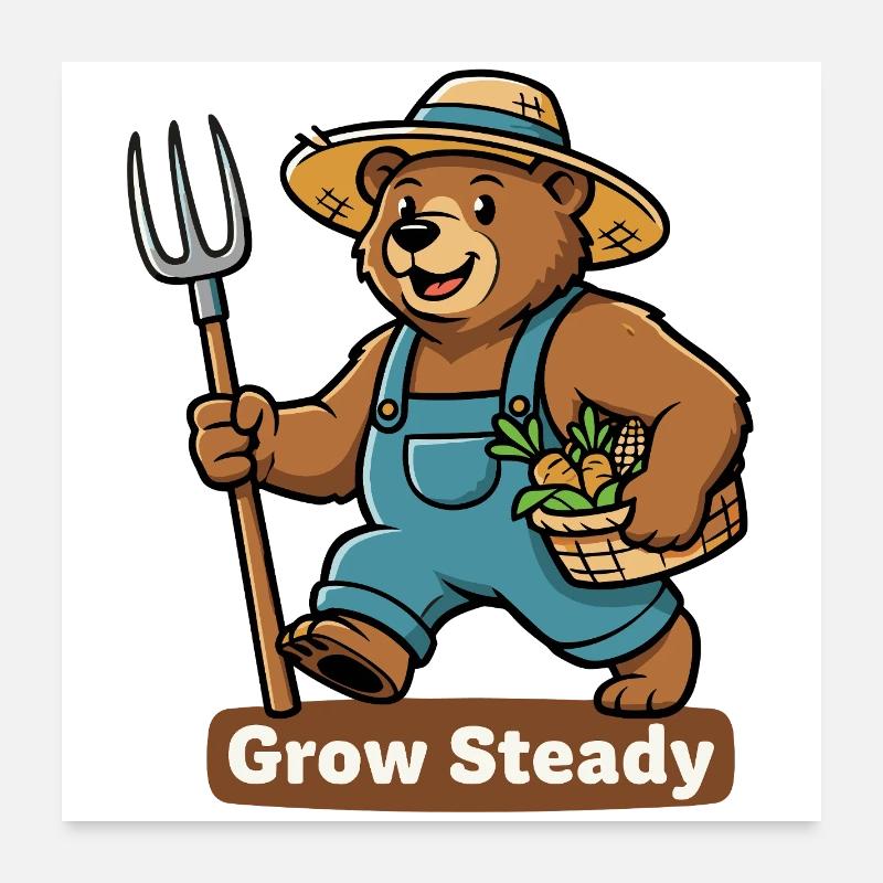 Waxes Resistant – Bärenbauer Poster 24" x 24" (60x60 cm)