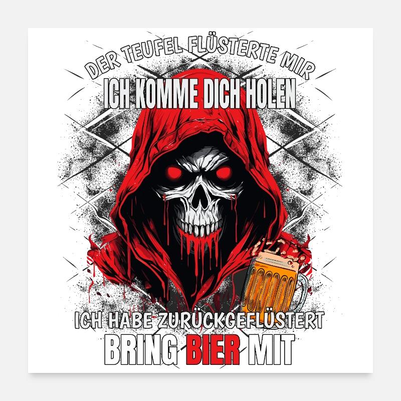 The devil whispered to me... Poster 24" x 24" (60x60 cm)