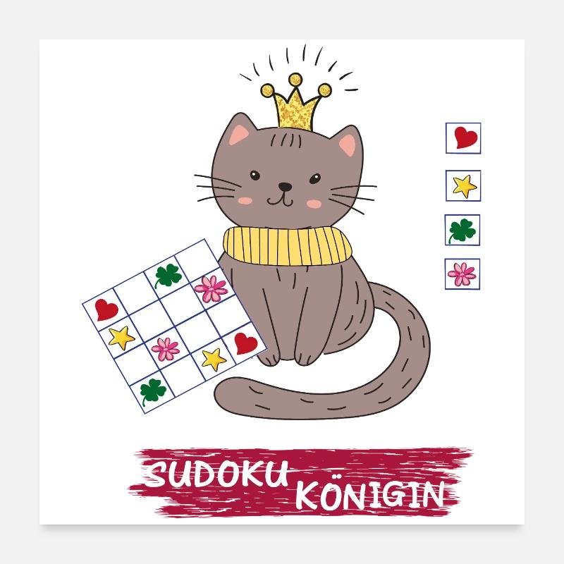 Sudoku Queen Poster 24" x 24" (60x60 cm)