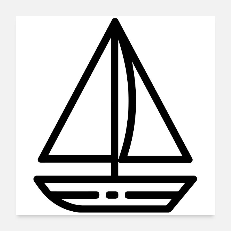 sailing ship Poster 24" x 24" (60x60 cm)