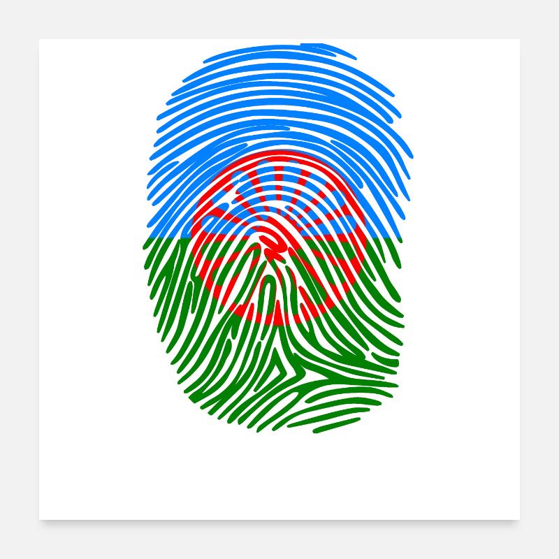 römische Menschen Flagge oder styago le rumänisch Geschenkidee Poster 60x60 cm