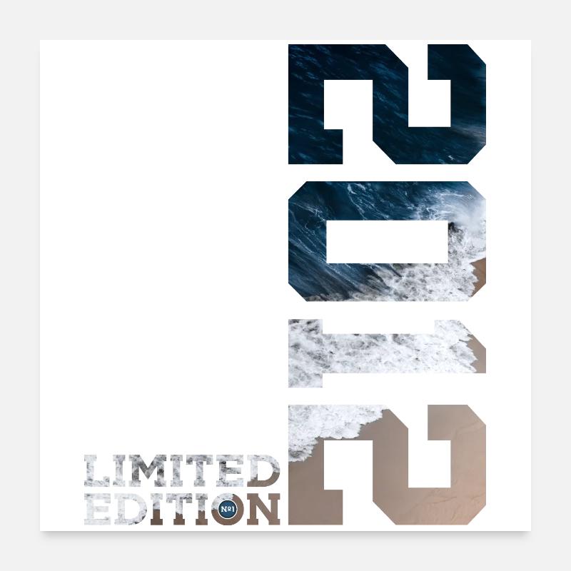14E ANNIVERSAIRE ÉDITION LIMITÉE 2012 Poster 60 x 60 cm