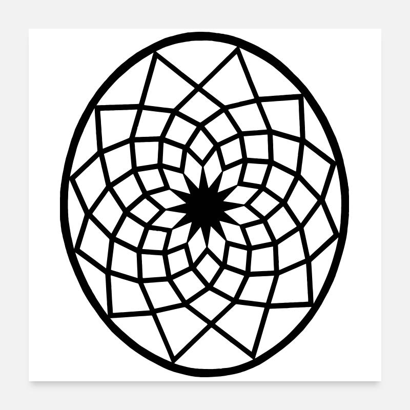 Piazza del Campidoglio Poster 60 x 60 cm