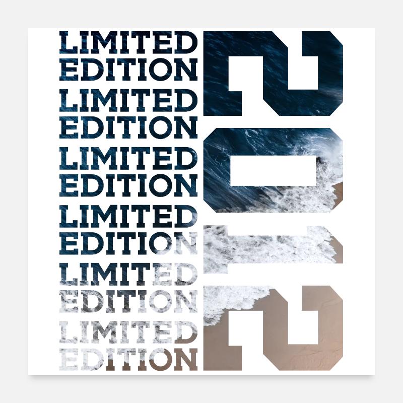 ÉDITION LIMITÉE 2012 14 ANS 14E ANNIVERSAIRE Poster 60 x 60 cm